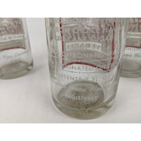 Vintage Soda Pop Bottle 1950s Leominster Home Beverages - 7 Oz - Lot of 5 - Picture 5 of 10
